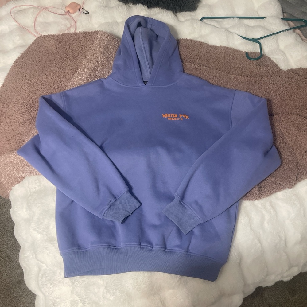White Fox Project 5 Light Purple and Orange Hoodie